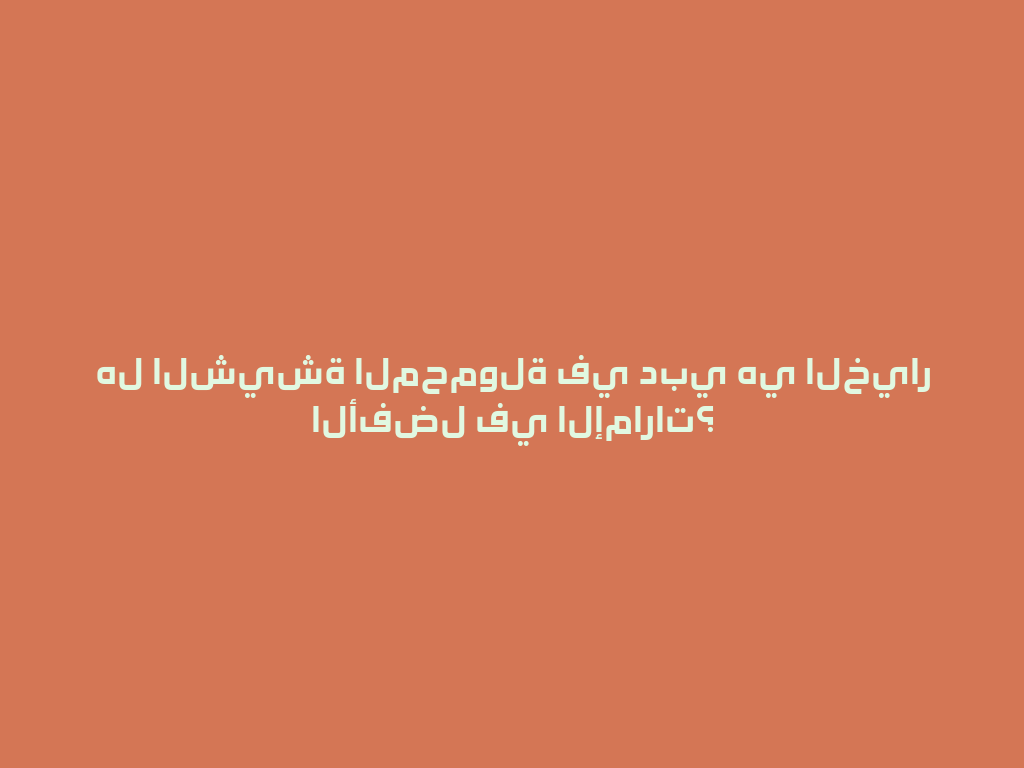 هل الشيشة المحمولة في دبي هي الخيار الأفضل في الإمارات؟ 一
