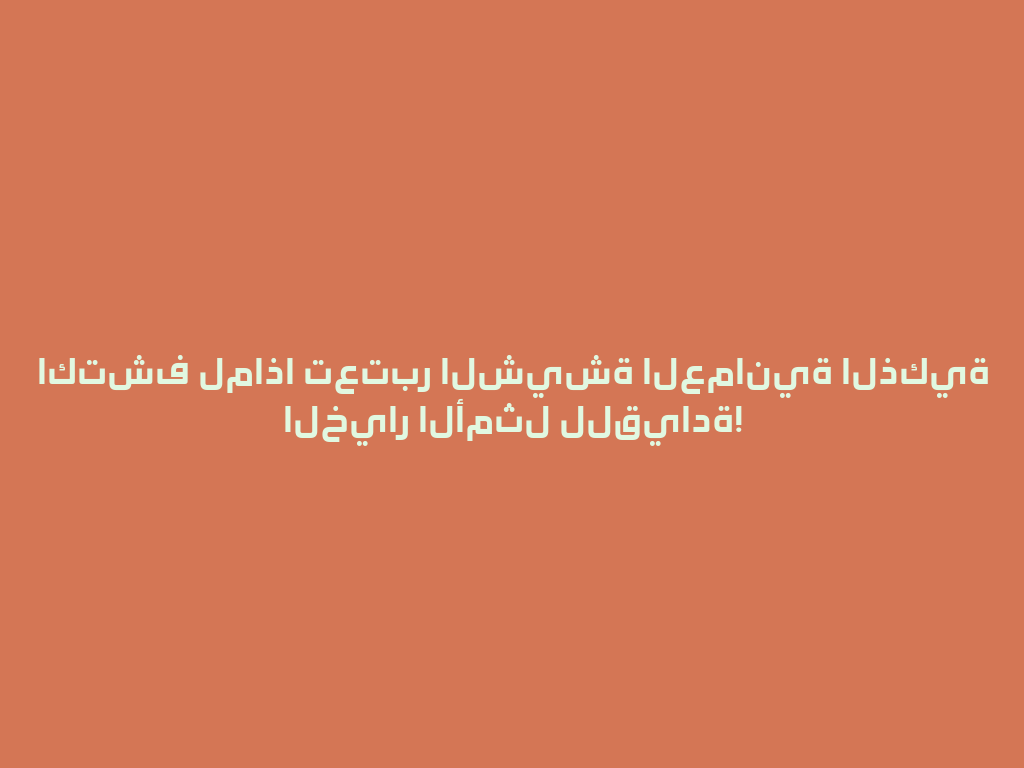 اكتشف لماذا تعتبر الشيشة العمانية الذكية الخيار الأمثل للقيادة! 一