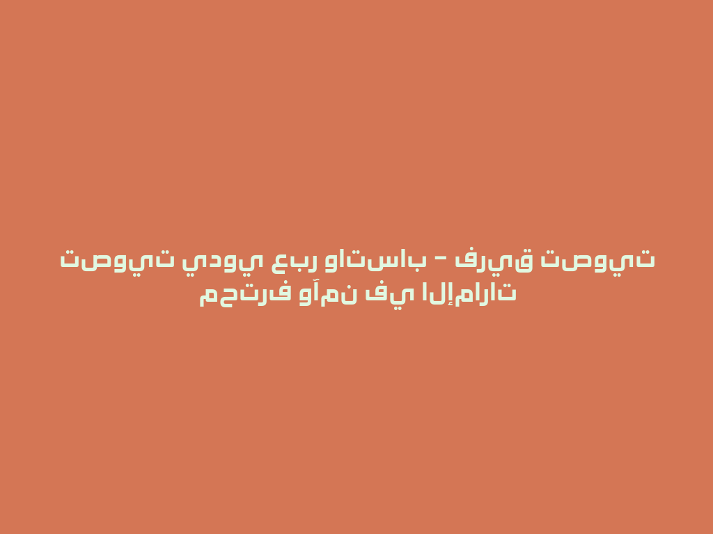 تصويت يدوي عبر واتساب – فريق تصويت محترف وآمن في الإمارات 一
