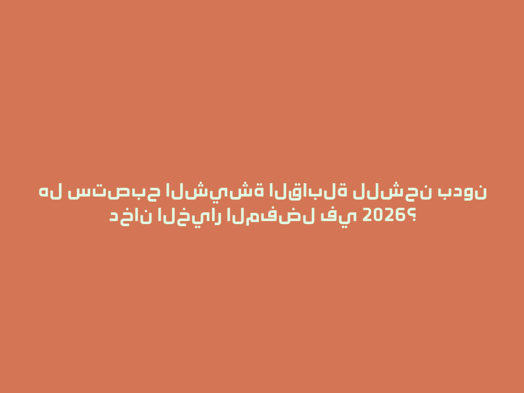هل ستصبح الشيشة القابلة للشحن بدون دخان الخيار المفضل في 2026؟ 一