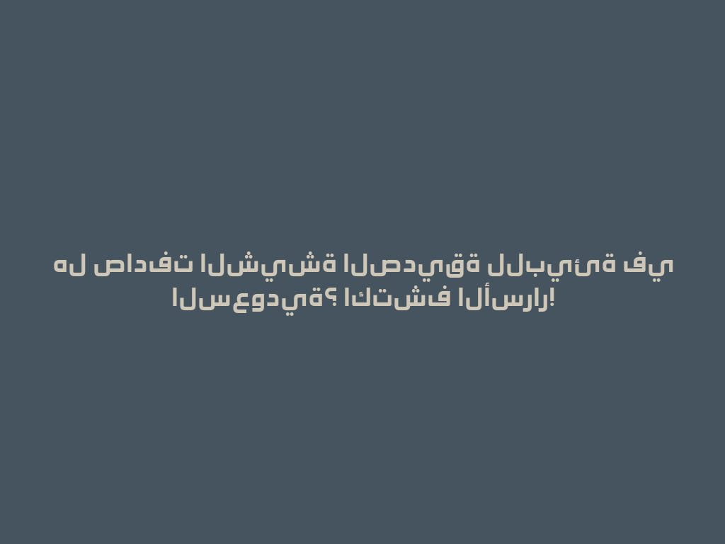 هل صادفت الشيشة الصديقة للبيئة في السعودية؟ اكتشف الأسرار! 一