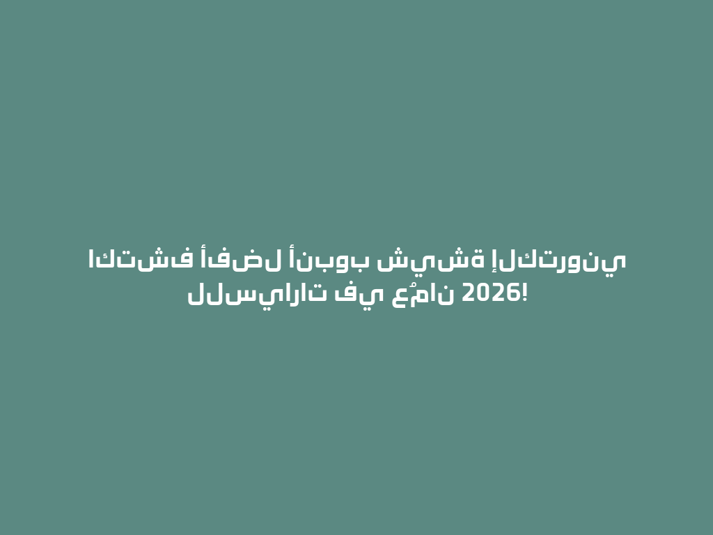 اكتشف أفضل أنبوب شيشة إلكتروني للسيارات في عُمان 2026! 一