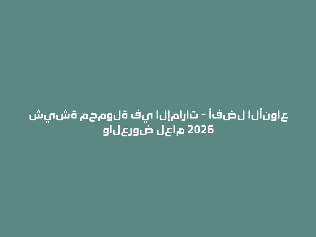 شيشة محمولة في الإمارات - أفضل الأنواع والعروض لعام 2026 一