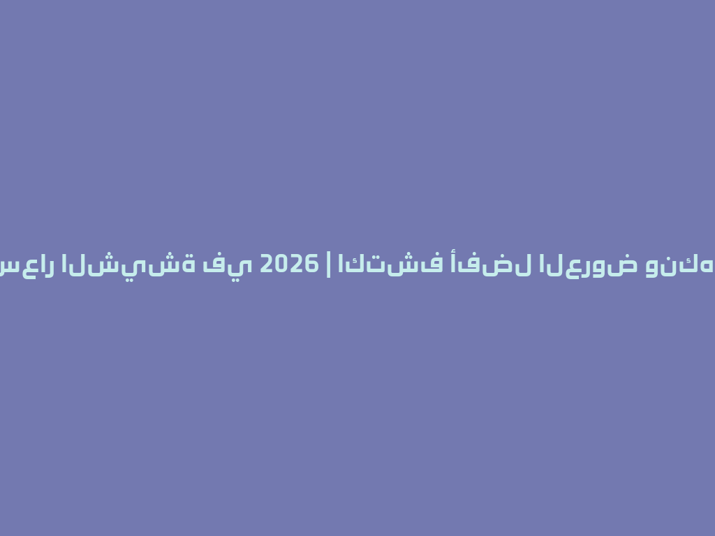 أفضل أسعار الشيشة في 2026 | اكتشف أفضل العروض ونكهات رائعة 一