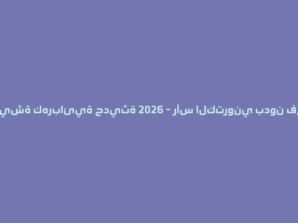 شيشة كهربائية حديثة 2026 - رأس الكتروني بدون فحم 一