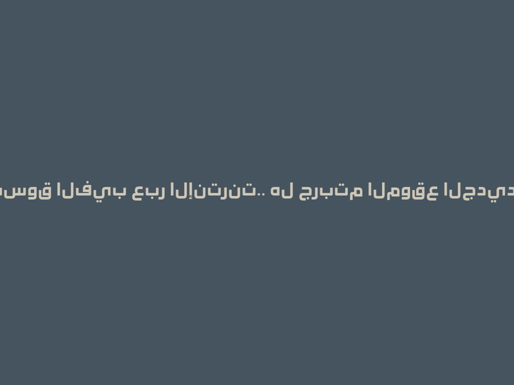 تسوق الفيب عبر الإنترنت.. هل جربتم الموقع الجديد؟ 一