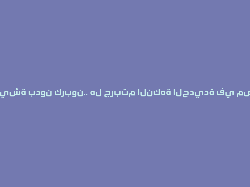 شيشة بدون كربون.. هل جربتم النكهة الجديدة في مصر؟ 一