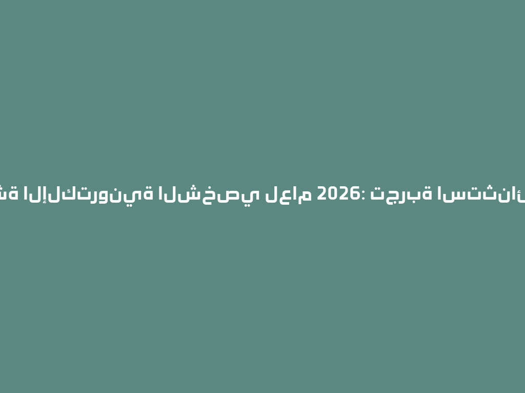 مخنق الشيشة الإلكترونية الشخصي لعام 2026: تجربة استثنائية بانتظارك! 一