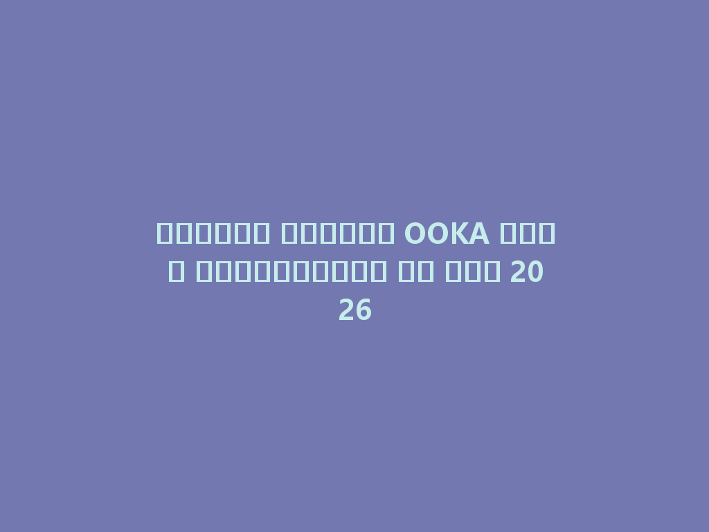 استمتع بتجربة OOKA بدون كربوهيدرات في عام 2026 一